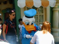 Donald Duck at Disneyland