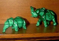 Malachite figures