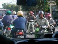 Heavy Bali traffic