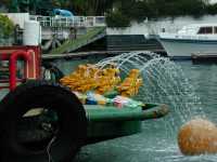 Boats stern sprays