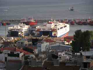 10-Ferries moored for the night