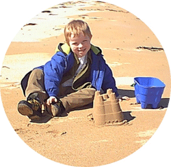 Alex at beach