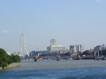 The River Thames and the London Eye wheel