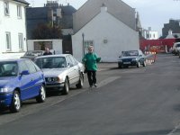 The Crossans arrive