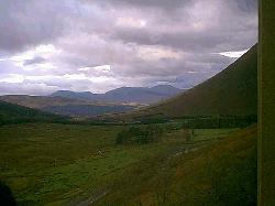 Mountain view on Rannoch Moor