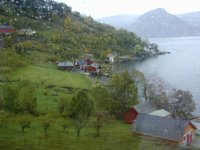 Wet fiord scene