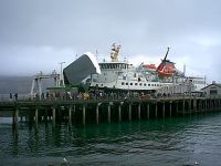 Ferry landed in Mull