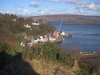 High view of harbour at Tobermory