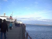 Back to the ferry, and view of distant Morvern hills
