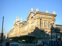 The beautiful Gare de Nord station building