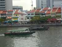 Clarks Quay and tourist boats